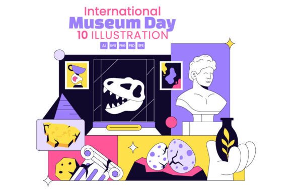 10 International Museum Day Illustration