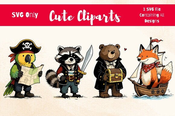 Cute Clipart Collection Cartoon Kawaii C: Adorable Art for Every Creative Need