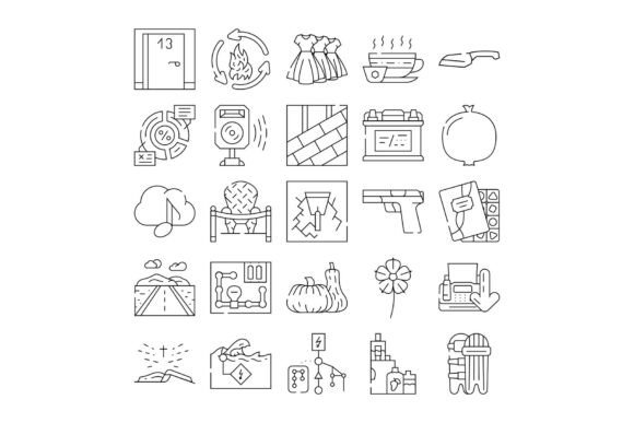 Diverse Linear Line Icons Collection: The Ultimate Design Companion for Modern Creatives