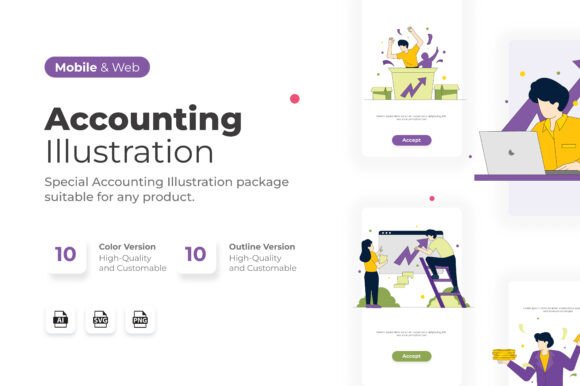 Enhancing Mobile Web Design with Accounting Icons: A Modern Solution for Financial Visual Communication