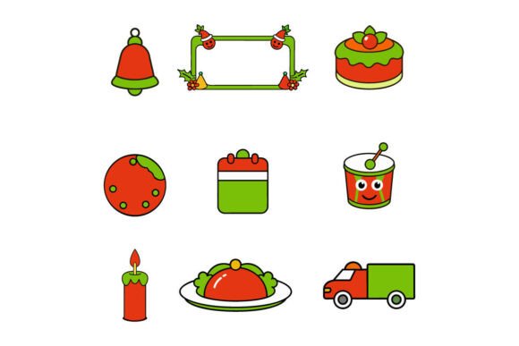 Festive Winter Essentials – Christmas Line Icon Collection: A Practical Design Resource for Seasonal Creativity