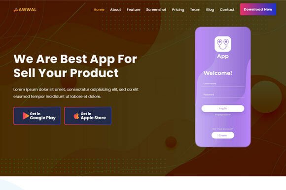 Mobile App & Product HTML Template: Design That Drives Results