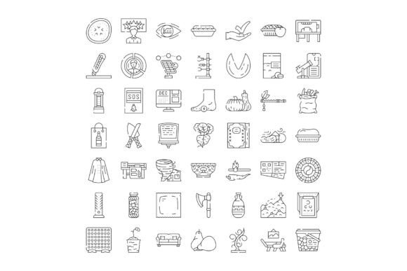 Unlocking Design Potential with a Large Collection of Diverse Outline Vectors