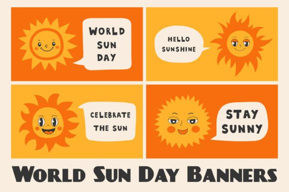 World Sun Day Banners Set: A Bright, Versatile Design Resource for Seasonal Visuals